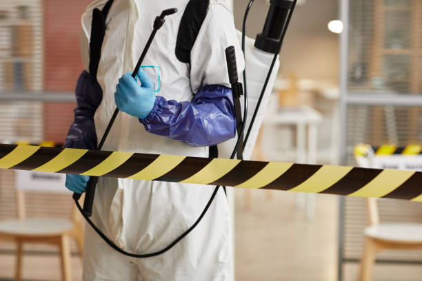 Professional Trauma Scene Cleanup technician working in Akron, NY